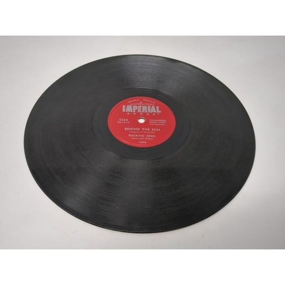 The Rocking Brothers Rock It Behind‎ The Sun 78 RPM Vinyl Record Imperial VTG - Picture 1 of 16